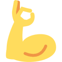 harder-flex emoji